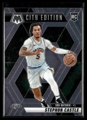 2024-25 Panini Mosaic #290 Stephon Castle - Basketball Card Single