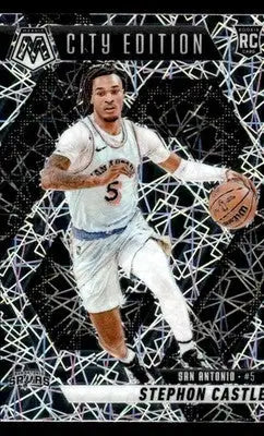 2024-25 Panini Mosaic #290 Stephon Castle Premium - Basketball Card Single