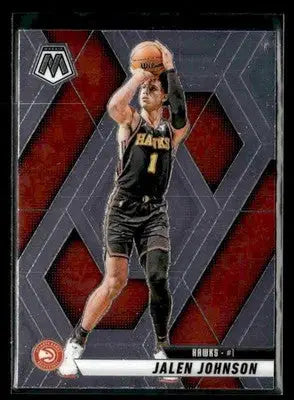 2024-25 Panini Mosaic #35 Base Jalen Johnson - Basketball Card Single