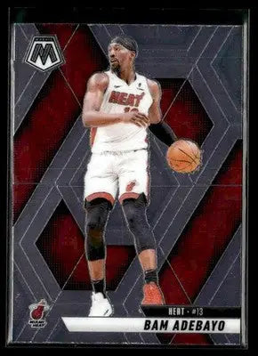 2024-25 Panini Mosaic #6 Bam Adebayo Base Miami Heat - Basketball Card Single