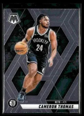 2024-25 Panini Mosaic #8 Cameron Thomas Base Brooklyn Nets - Basketball Card Single