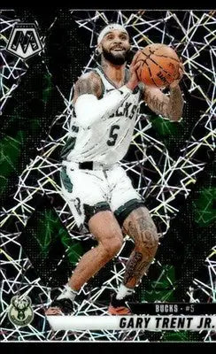 2024-25 Panini Mosaic #91 Gary Trent Jr. Premium Milwaukee Bucks - Basketball Card Single