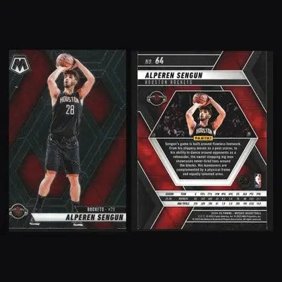 2024-25 Panini Mosaic Alperen Sengun #64 Houston Rockets - Basketball Card Single