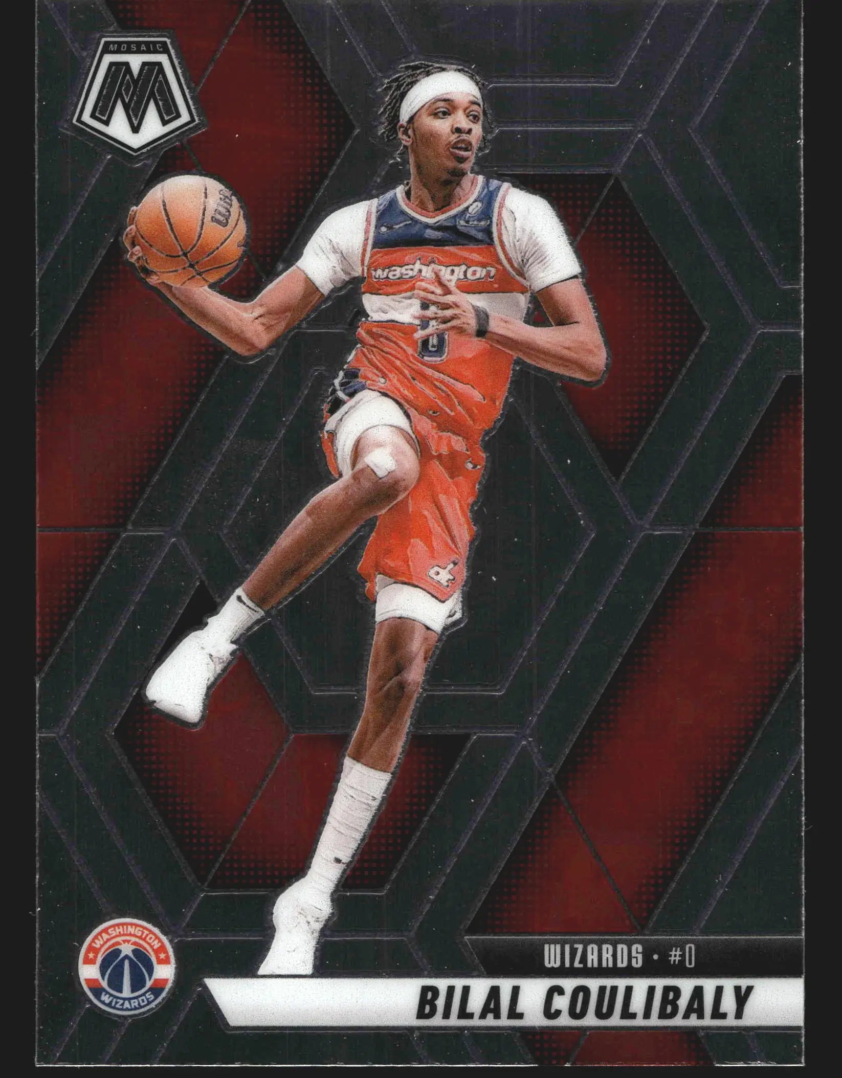 2024-25 Panini Mosaic Bilal Coulibaly #29 Wizards - Basketball Card Single