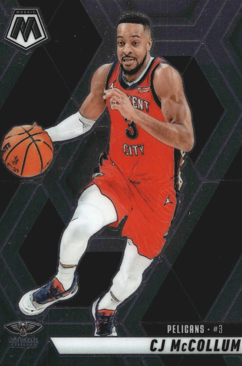 2024-25 Panini Mosaic CJ McCollum #191 New Orleans Pelicans