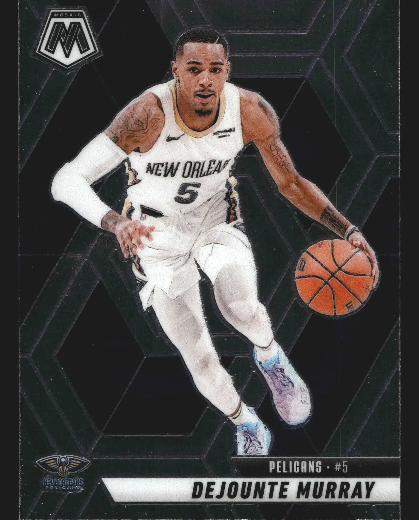 2024-25 Panini Mosaic Dejounte Murray #82 New Orleans Pelicans