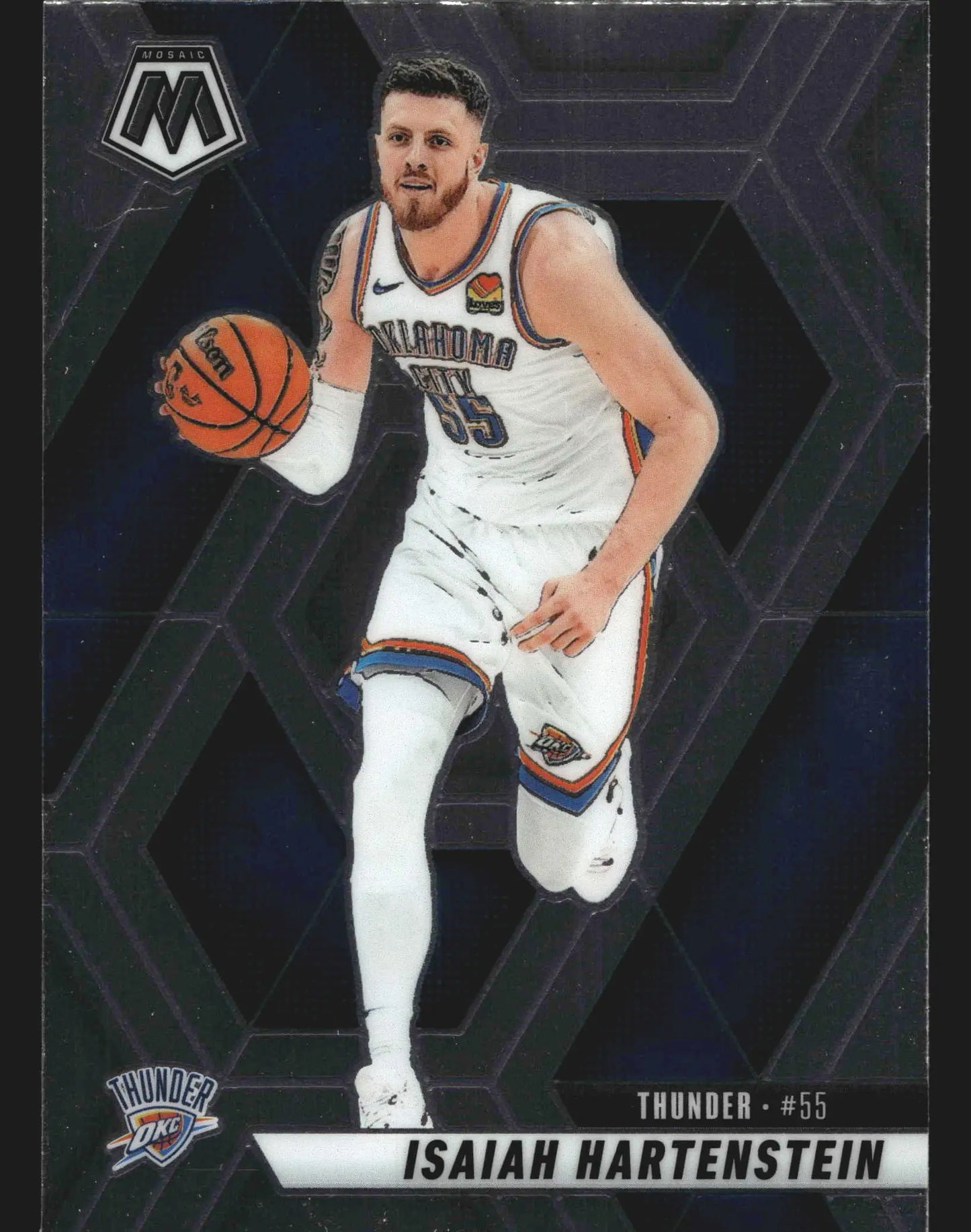 2024-25 Panini Mosaic Isaiah Hartenstein #122 Thunder - Basketball Card Single