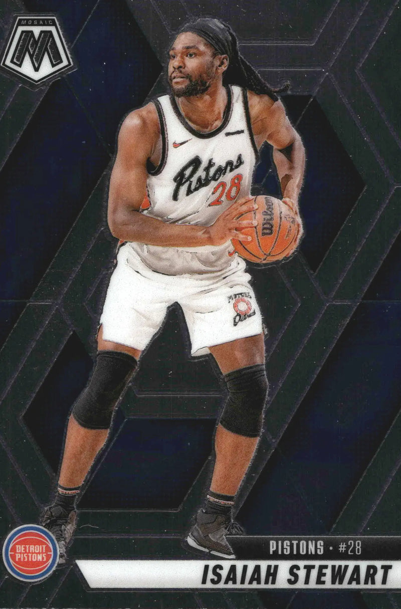 2024-25 Panini Mosaic Isaiah Stewart #93 Detroit Pistons