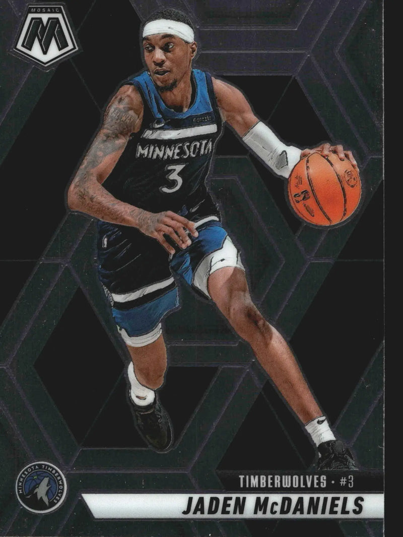 2024-25 Panini Mosaic Jaden McDaniels #101 Minnesota Timberwolves - Basketball Card Single
