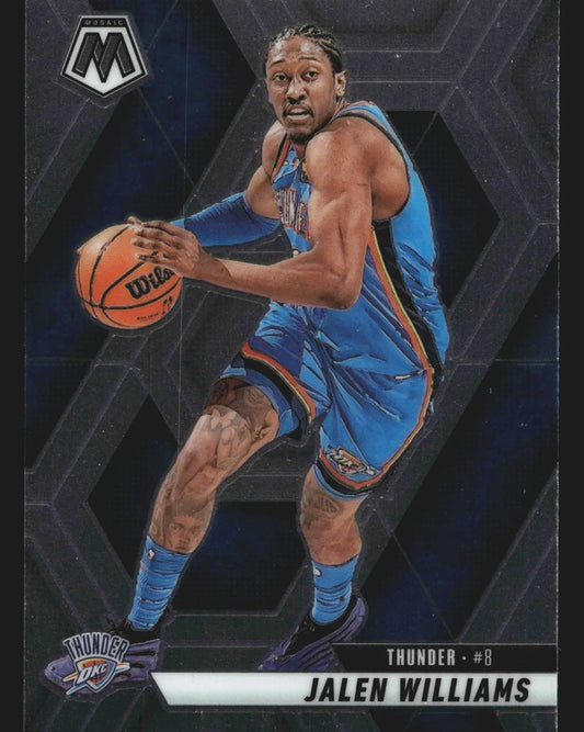 2024-25 Panini Mosaic Jalen Williams #150 Thunder - Basketball Card Single