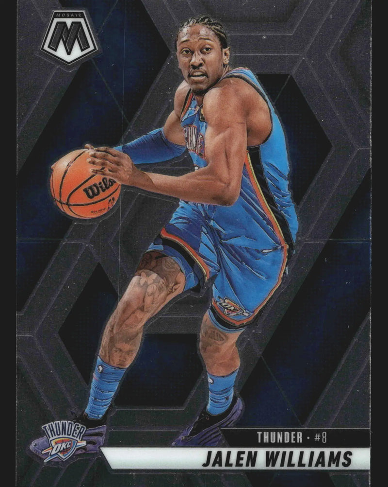 2024-25 Panini Mosaic Jalen Williams #150 Thunder - Basketball Card Single