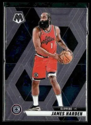 2024-25 Panini Mosaic James Harden #42 Base Los Angeles Clippers - Basketball Card Single