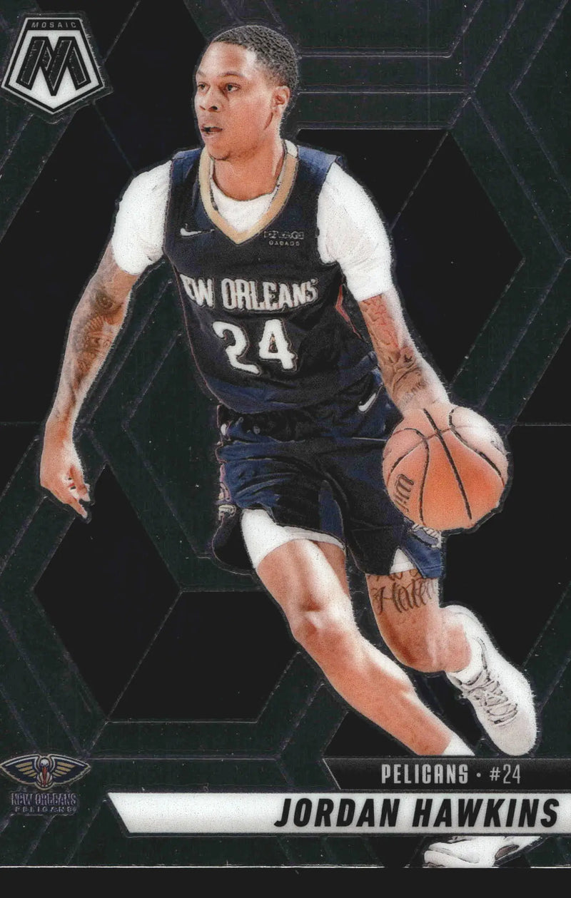 2024-25 Panini Mosaic Jordan Hawkins #26 New Orleans Pelicans