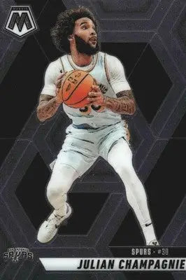 2024-25 Panini Mosaic Julian Champagnie #109 San Antonio Spurs - Basketball Card Single