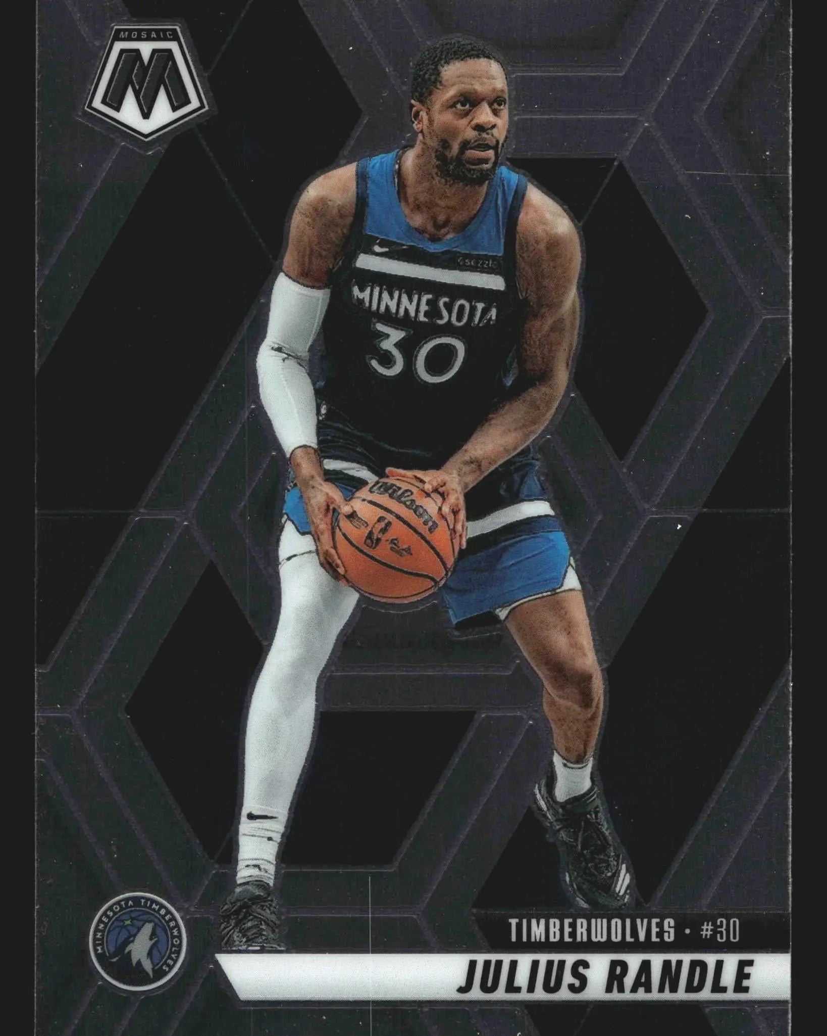 2024-25 Panini Mosaic Julius Randle #107 Minnesota Timberwolves - Basketball Card Single