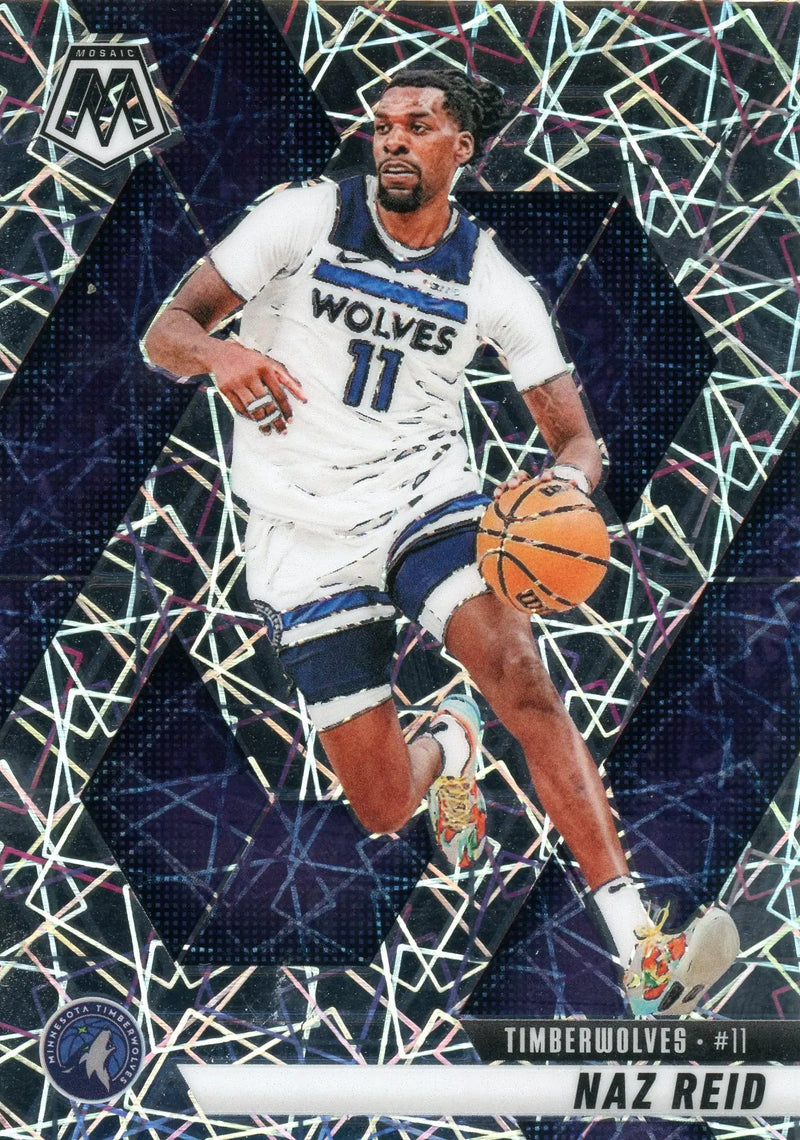 2024-25 Panini Mosaic Naz Reid #60 Premium Prizm Timberwolves - Basketball Card Single