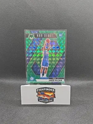 2024-25 Panini Mosaic - NBA Debut Jared McCain #263 Green Mosaic Prizm (RC) - Basketball Card Single