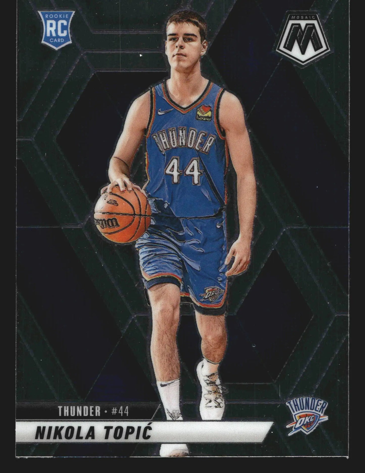 2024-25 Panini Mosaic Nikola Topic #242 Thunder RC - Basketball Card Single