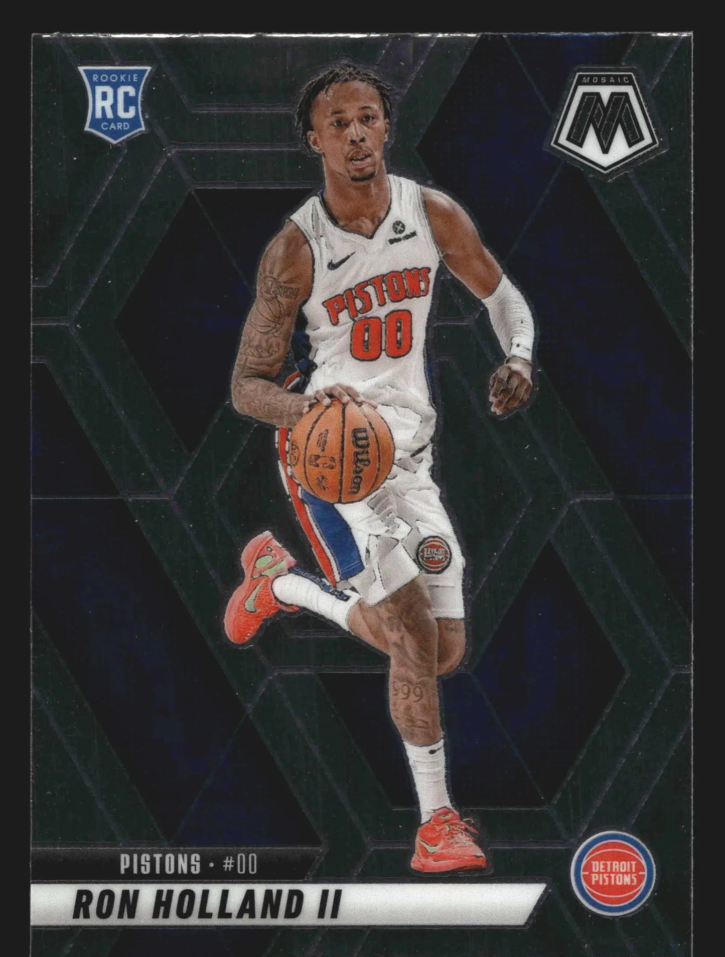 2024-25 Panini Mosaic Ron Holland II #219 RC Detroit Pistons Rookie - Basketball Card Single