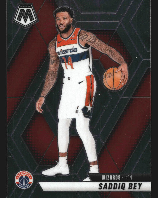2024-25 Panini Mosaic Saddiq Bey #79 Wizards - Basketball Card Single