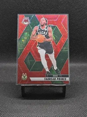 2024-25 Panini Mosaic - Taurean Prince #27 Fast Break Red Mosaic Prizm /99 - Basketball Card Single