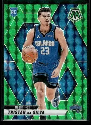 2024-25 Panini Mosaic Tristan da Silva #230 Green Mosaic RC Orlando Magic - Basketball Card Single