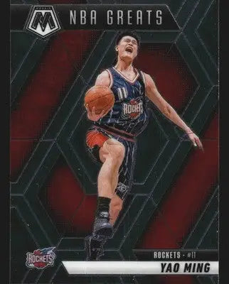 2024-25 Panini Mosaic Yao Ming #294 NBA Greats Rockets HOF - Basketball Card Single