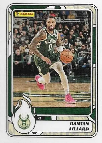 2024-25 Panini NBA Cards #23 Damian Lillard NM Near Mint Bucks ID:82698 - Basketball Card Single