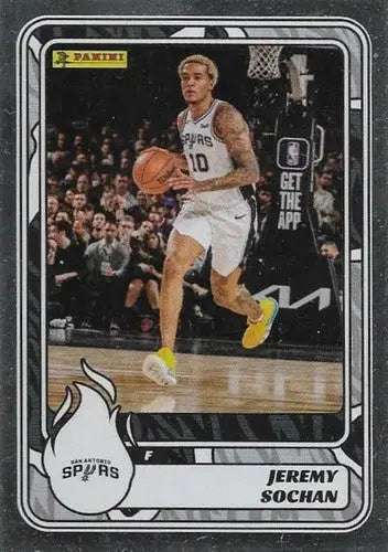 2024-25 Panini NBA Cards Silver #22 Jeremy Sochan NM Near Mint Spurs ID:82699 - Basketball Card Single