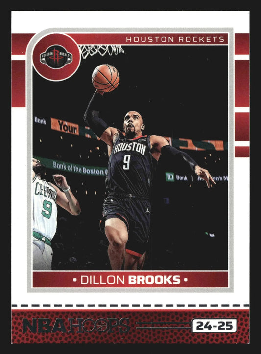 2024-25 Panini NBA Hoops Dillon Brooks #227 Houston Rockets - Basketball Card Single