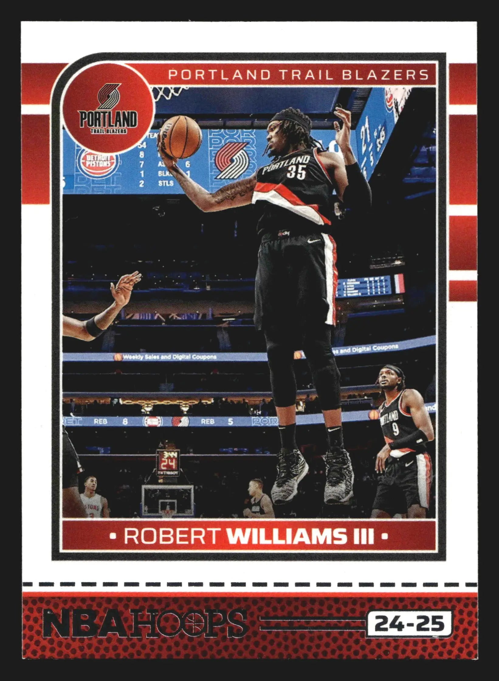 2024-25 Panini NBA Hoops Robert Williams III #78 Portland Trail Blazers - Basketball Card Single