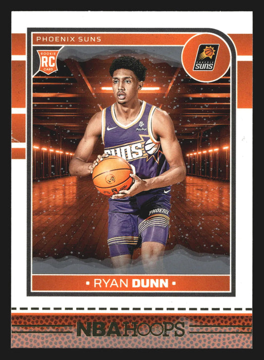 2024-25 Panini NBA Hoops Ryan Dunn #258 Winter RC Phoenix Suns - Basketball Card Single