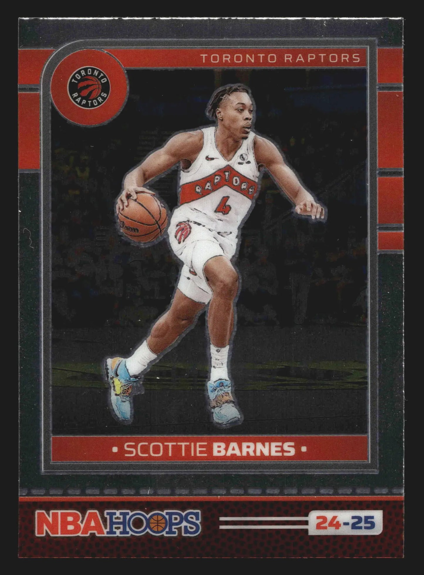 2024-25 Panini NBA Hoops Scottie Barnes #101 Premium Stock Toronto Raptors