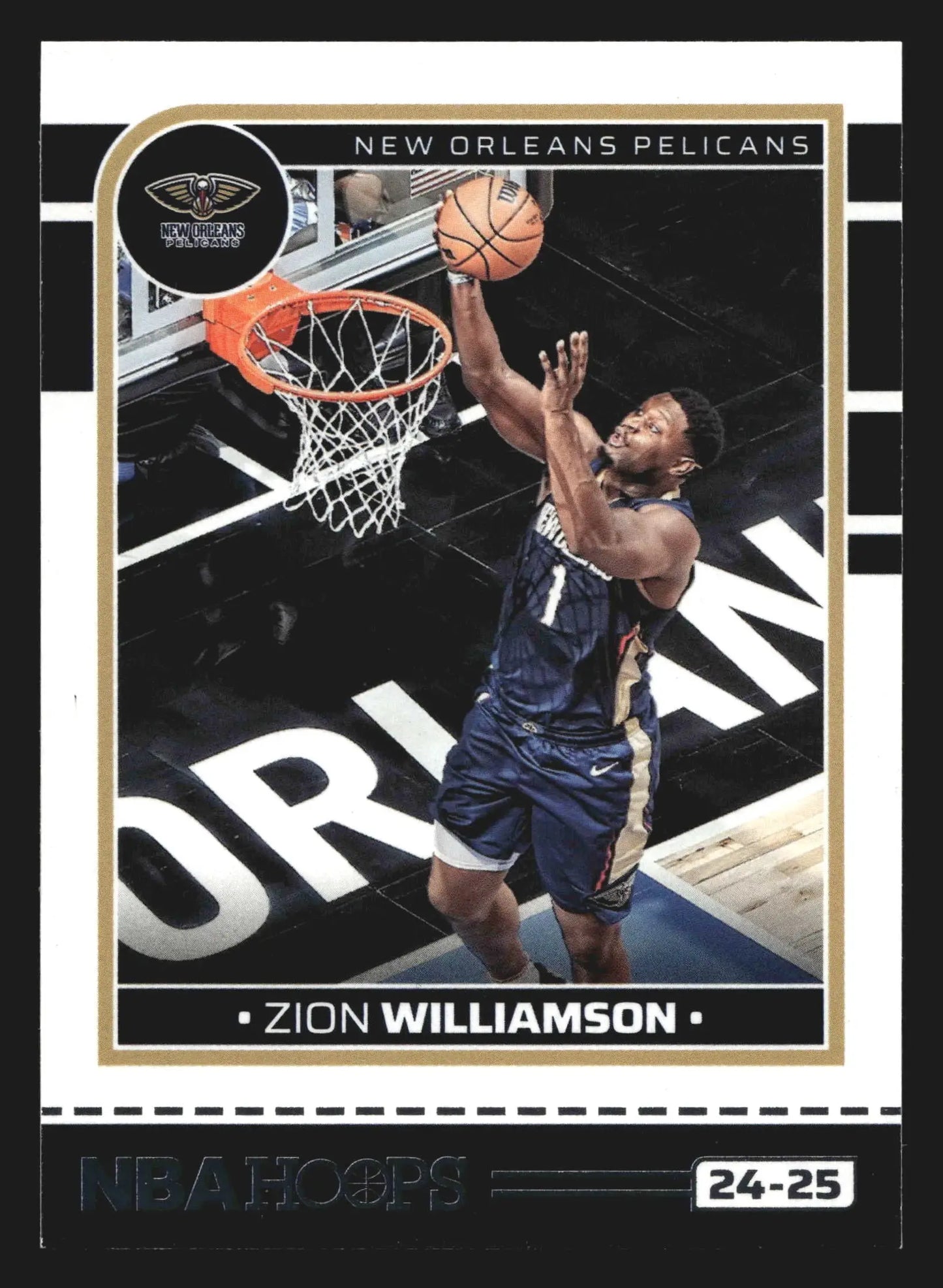 2024-25 Panini NBA Hoops Zion Williamson #34 New Orleans Pelicans