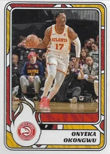 2024-25 Panini NBA Stickers #101 Onyeka Okongwu NM Near Mint Hawks ID:82686 - Basketball Card Single