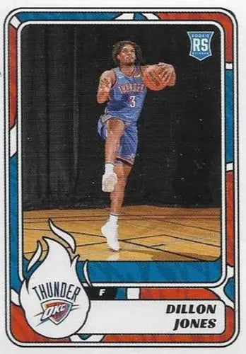 2024-25 Panini NBA Stickers #421 Dillon Jones NM Near Mint Thunder ID:82694 - Basketball Card Single