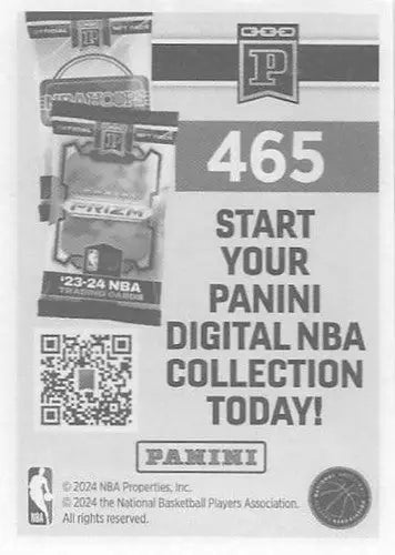 2024-25 Panini NBA Stickers #465 Keldon Johnson NM Near Mint Spurs ID:82696 - Basketball Card Single