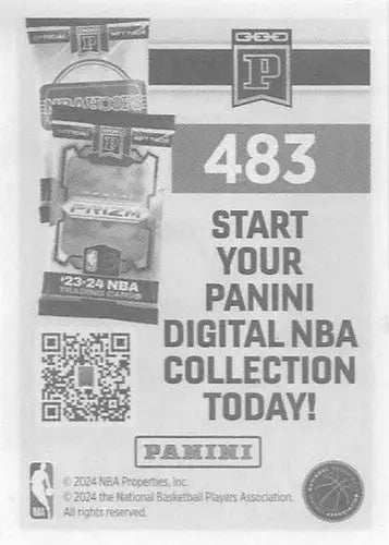 2024-25 Panini NBA Stickers #483 Utah Jazz Logo NM Near Mint Jazz ID:82697 - Basketball Card Single