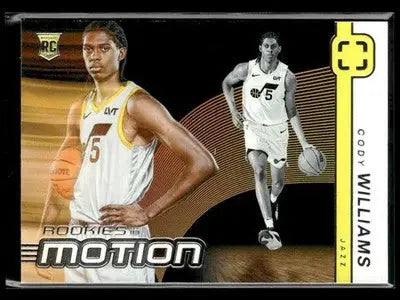 2024-25 Panini PhotoGenic #5 Cody Williams Rookies In Motion - Basketball Card Single