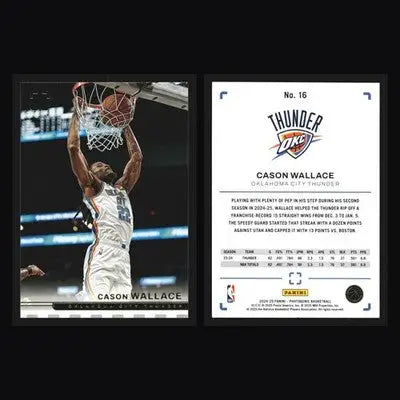 2024-25 Panini Photogenic Cason Wallace #16 Oklahoma City Thunder - Basketball Card Single