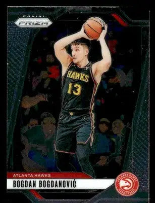 2024-25 Panini Prizm #105 Bogdan Bogdanovic Base Atlanta Hawks - Basketball Card Single