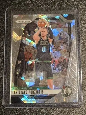 2024-25 Panini Prizm #114 Kristaps Porzingis Prizms Ice - Basketball Card Single