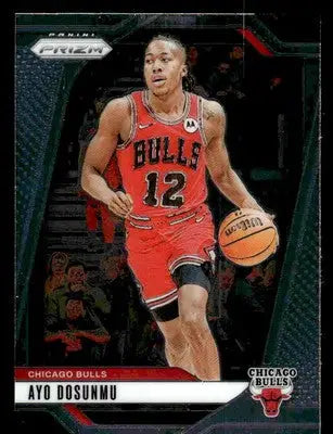 2024-25 Panini Prizm #121 Ayo Dosunmu Base Chicago Bulls - Basketball Card Single