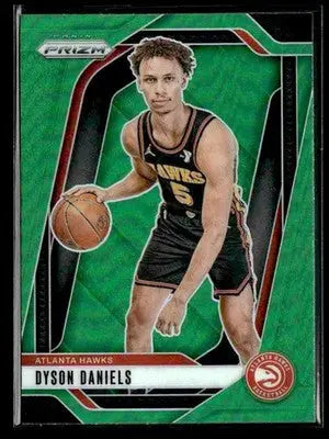2024-25 Panini Prizm #122 Dyson Daniels Green Prizm Atlanta Hawks - Basketball Card Single