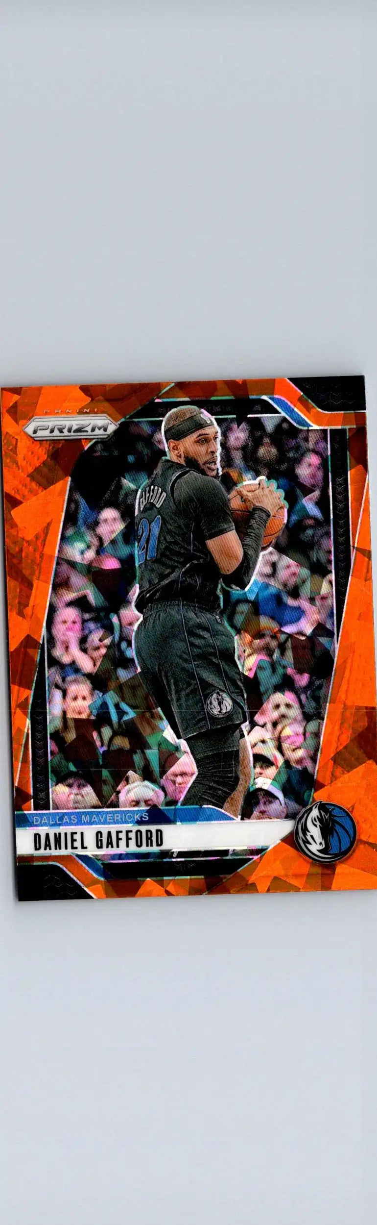Daniel Gafford basketball card from 2024-25 Panini Prizm Gafford Prizms Orange Ice
