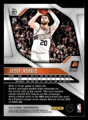 2024-25 Panini Prizm #127 Jusuf Nurkic - Basketball Card Single