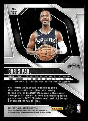 2024-25 Panini Prizm #132 Chris Paul - Basketball Card Single