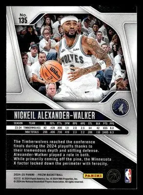 2024-25 Panini Prizm #135 Nickeil Alexander-Walker - Basketball Card Single