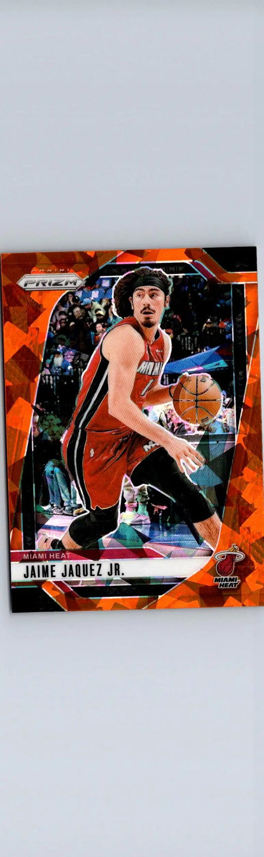 Jaime Jaquez Jr. basketball card from Panini Prizm Prizms Orange Ice 2024-25