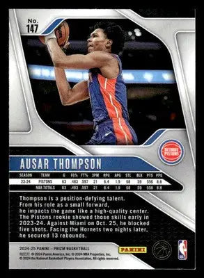 2024-25 Panini Prizm #147 Ausar Thompson - Basketball Card Single